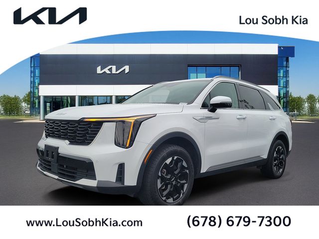 Glacial White Pearl 2024 Kia Sorento SUV / Crossover All-Wheel Drive 8-Speed Automatic