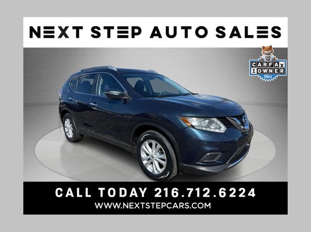 Arctic Blue Metallic 2015 Nissan Rogue SV SUV / Crossover Front-Wheel Drive Continuously Variable Transmission