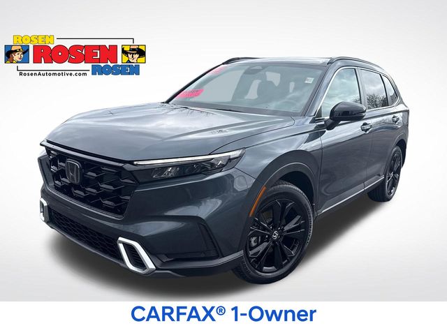 Gray 2023 Honda CR-V Hybrid Sport Touring AWD SUV / Crossover All-Wheel Drive Continuously Variable Transmission