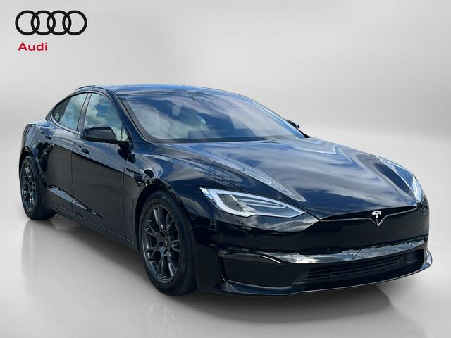 Black 2022 Tesla Model S AWD Sedan All-Wheel Drive 1-Speed Automatic