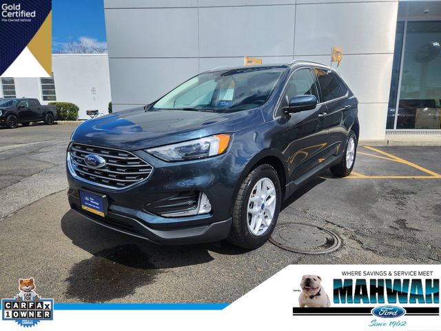 Blue Metallic 2022 Ford Edge SEL AWD SUV / Crossover All-Wheel Drive 8-Speed Automatic