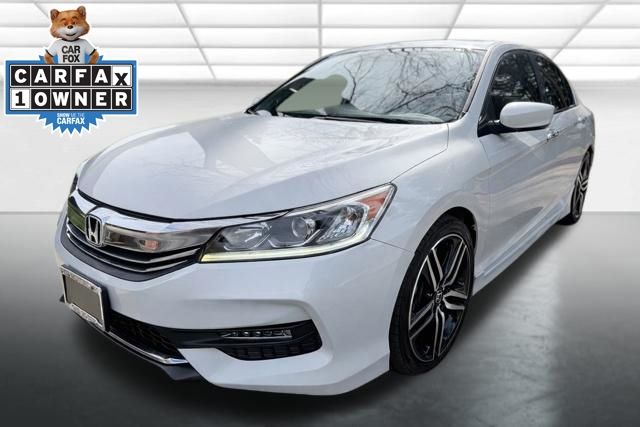 White Orchid Pearl 2017 Honda Accord Sport FWD Sedan Front-Wheel Drive Continuously Variable Transmission