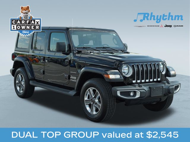 Black Clearcoat 2022 Jeep Wrangler Unlimited Sahara 4WD SUV / Crossover Four-Wheel Drive 8-Speed Automatic