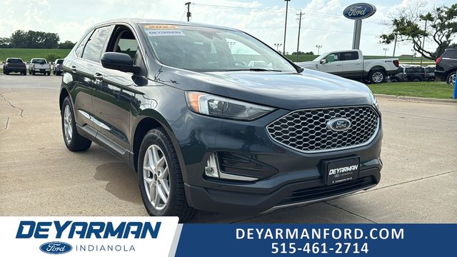 Blue Metallic 2024 Ford Edge SEL AWD SUV / Crossover All-Wheel Drive 8-Speed Automatic
