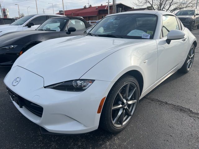 Snowflake White Pearl Mica 2021 Mazda MX-5 Miata RF Grand Touring RWD Convertible Rear-Wheel Drive 6-Speed Manual