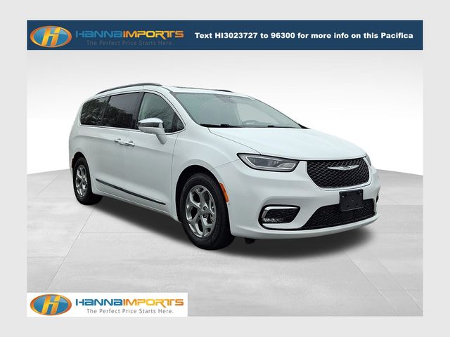 Bright White Clearcoat 2022 Chrysler Pacifica Limited FWD Minivan Front-Wheel Drive 9-Speed Automatic