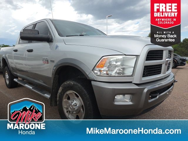 Bright Silver Metallic Clearcoat 2012 RAM 2500 Pickup Truck Four-Wheel Drive 6-Speed Automatic