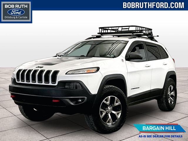 Bright White Clearcoat 2015 Jeep Cherokee SUV / Crossover Four-Wheel Drive 9-Speed Automatic