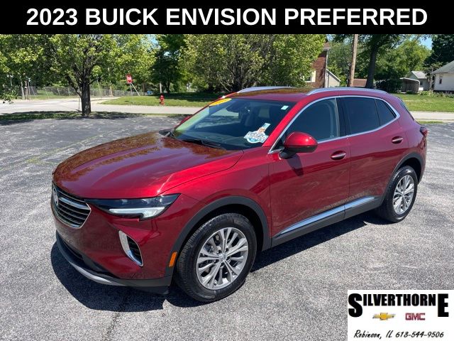 Cinnabar Metallic 2023 Buick Envision SUV / Crossover Front-Wheel Drive 9-Speed Automatic
