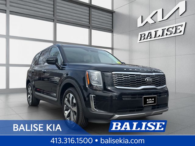 Ebony Black 2020 Kia Telluride S AWD SUV / Crossover All-Wheel Drive 8-Speed Automatic