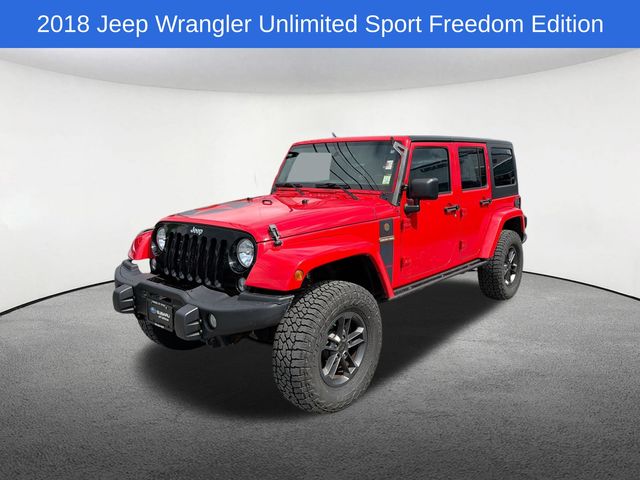 Firecracker Red Clearcoat 2018 Jeep Wrangler SUV / Crossover Four-Wheel Drive 6-Speed Manual