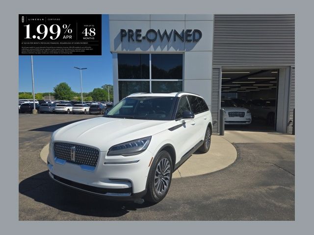 Pristine White Metallic Tri-Coat 2023 Lincoln Aviator Reserve AWD SUV / Crossover All-Wheel Drive Automatic