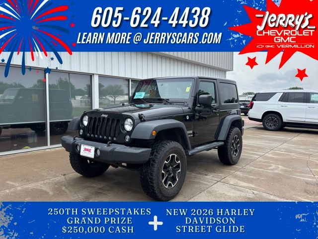 Black Clearcoat 2017 Jeep Wrangler Sport 4WD SUV / Crossover Four-Wheel Drive 6-Speed Manual