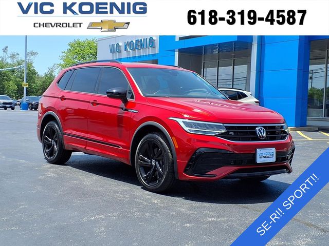 Red Metallic 2024 Volkswagen Tiguan SUV / Crossover Front-Wheel Drive 8-Speed Automatic