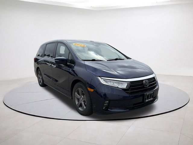 Blue 2024 Honda Odyssey EX FWD Minivan Front-Wheel Drive Automatic