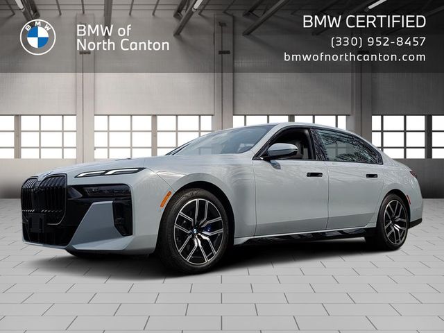 Gray (Brooklyn Grey Metallic) 2025 BMW 7 Series 760i xDrive Sedan All-Wheel Drive 8-Speed Automatic