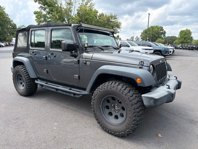 Gray (Granite Crystal Metallic Clearcoat) 2017 Jeep Wrangler SUV / Crossover Four-Wheel Drive 5-Speed Automatic