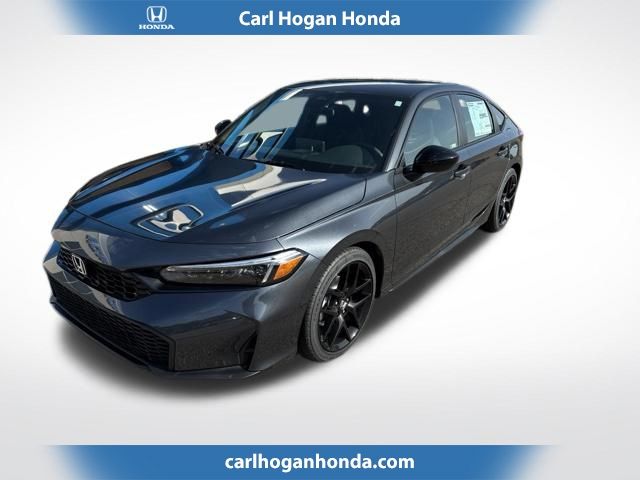 Gray 2026 Honda Civic Hatchback Hatchback Front-Wheel Drive Continuously Variable Transmission