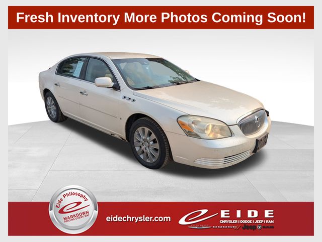 White Diamond Tricoat 2009 Buick Lucerne Sedan Front-Wheel Drive 4-Speed Automatic