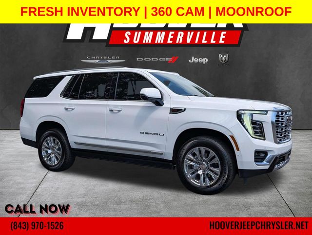 Summit White 2025 GMC Yukon SUV / Crossover Four-Wheel Drive
