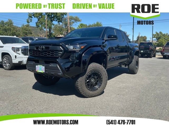 Black 2024 Toyota Tacoma Pickup Truck Four-Wheel Drive 8-Speed Automatic
