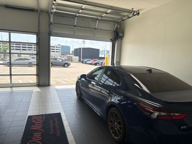 2023 Toyota Camry SE Nightshade Blue at DeMontrond Gulf Freeway