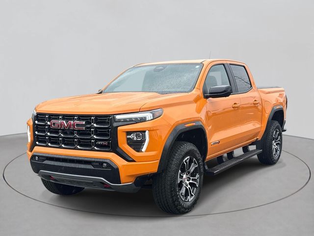 Desert Sun 2025 GMC Canyon AT4 Crew Cab 4WD Pickup Truck Four-Wheel Drive 8-Speed Automatic