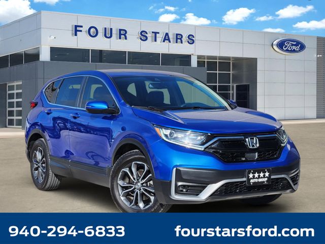 Blue 2021 Honda CR-V EX-L FWD SUV / Crossover Front-Wheel Drive Continuously Variable Transmission