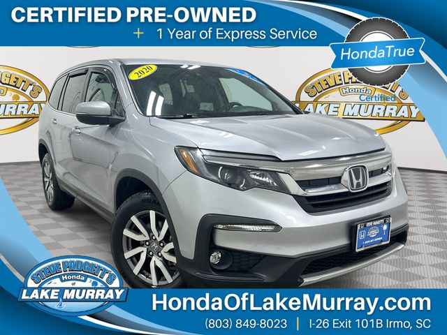 Lunar Silver Metallic 2020 Honda Pilot SUV / Crossover All-Wheel Drive 6-Speed Automatic