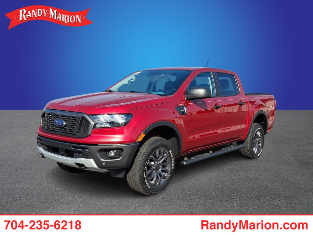 Red Metallic 2021 Ford Ranger Pickup Truck Four-Wheel Drive Automatic