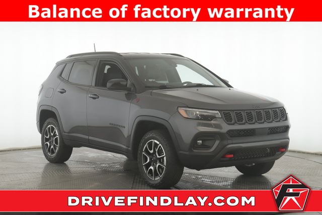 Baltic Gray Metallic Clearcoat 2024 Jeep Compass Trailhawk 4WD SUV / Crossover Four-Wheel Drive 8-Speed Automatic