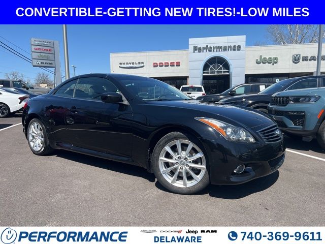 Black Obsidian 2013 INFINITI G37 Convertible RWD Convertible Rear-Wheel Drive 7-Speed Automatic