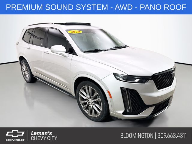 Radiant Silver Metallic 2020 Cadillac XT6 Sport AWD SUV / Crossover Four-Wheel Drive 9-Speed Automatic