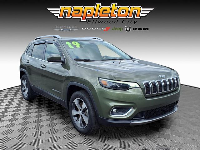 Olive Green Pearlcoat 2019 Jeep Cherokee Limited 4WD SUV / Crossover Four-Wheel Drive 9-Speed Automatic