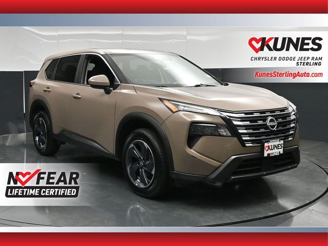 Baja Storm Metallic 2025 Nissan Rogue SUV / Crossover Front-Wheel Drive Continuously Variable Transmission