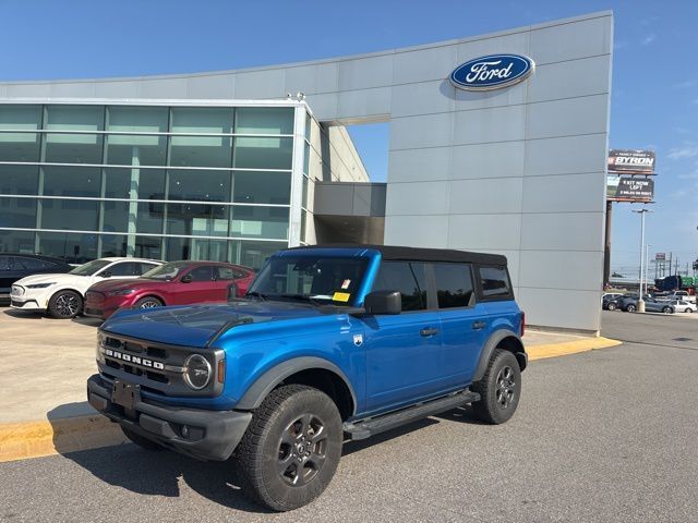 Blue Metallic 2021 Ford Bronco Big Bend 4-Door 4WD SUV / Crossover Four-Wheel Drive Automatic