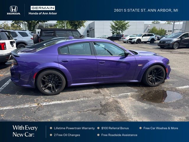 Used 2023 Plum Crazy Pearlcoat Dodge R/T Scat Pack Widebody image 7