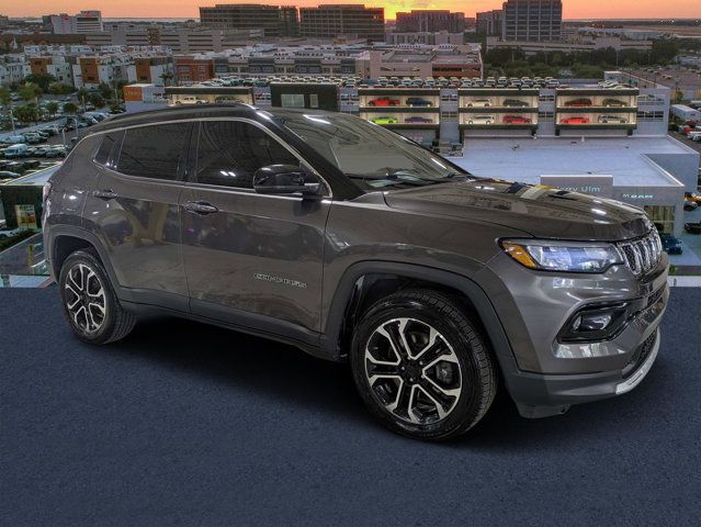 Gray 2023 Jeep Compass SUV / Crossover Four-Wheel Drive 8-Speed Automatic