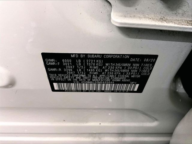 2021 Subaru Ascent Limited White at Sutliff Volkswagen