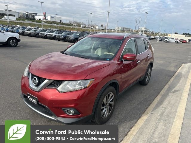 Cayenne Red Pearl 2015 Nissan Rogue SL AWD SUV / Crossover All-Wheel Drive Continuously Variable Transmission
