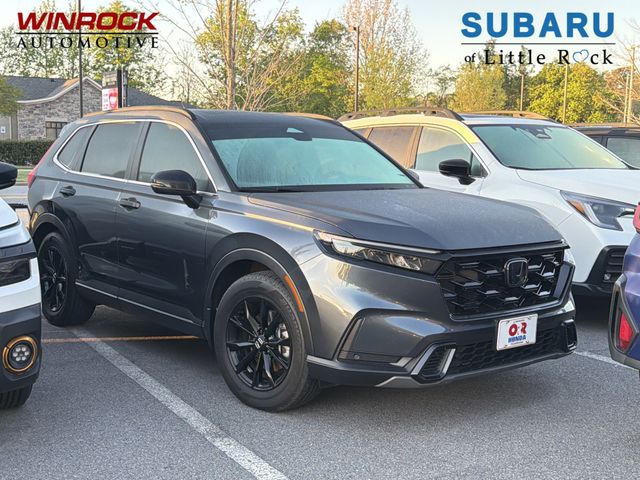 White 2025 Honda CR-V Hybrid Sport-L FWD SUV / Crossover Front-Wheel Drive Continuously Variable Transmission