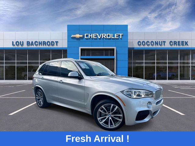 Glacier Silver Metallic 2018 BMW X5 xDrive50i AWD SUV / Crossover All-Wheel Drive 8-Speed Automatic