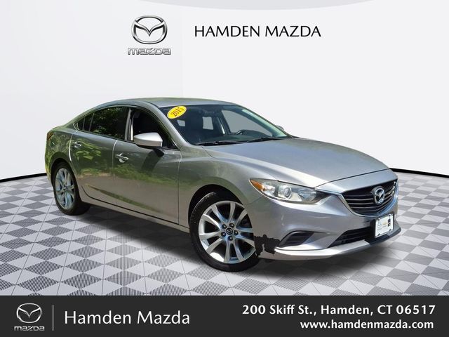 Liquid Silver Metallic 2015 Mazda MAZDA6 i Touring Sedan Front-Wheel Drive 6-Speed Manual