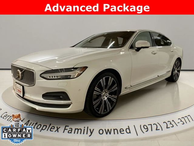 Crystal White 2022 Volvo S90 B6 Inscription AWD Sedan All-Wheel Drive Automatic