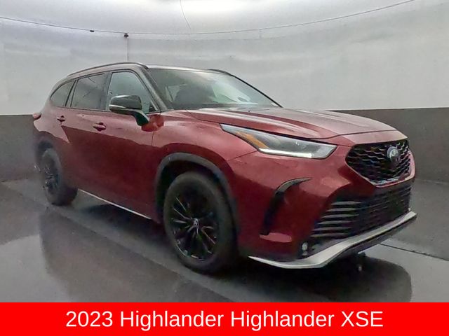 Red (Ruby Flare Pearl) 2023 Toyota Highlander SUV / Crossover All-Wheel Drive 8-Speed Automatic