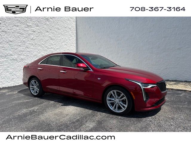 Radiant Red Tintcoat 2024 Cadillac CT4 Sedan Rear-Wheel Drive 8-Speed Automatic