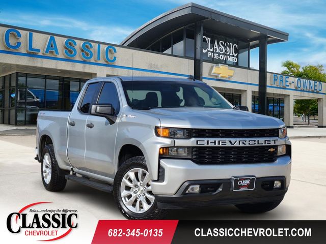 Silver Ice Metallic 2020 Chevrolet Silverado 1500 Pickup Truck Four-Wheel Drive 6-Speed Automatic Overdrive