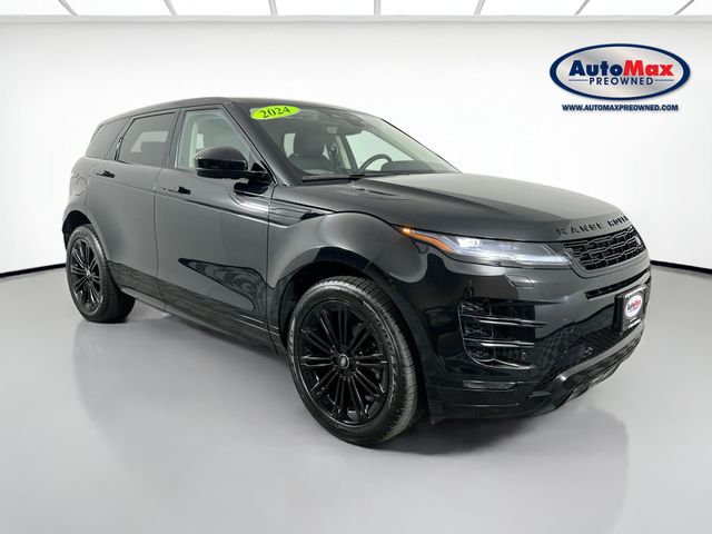 Santorini Black Metallic 2024 Land Rover Range Rover Evoque P250 Dynamic SE AWD SUV / Crossover All-Wheel Drive 9-Speed Automatic