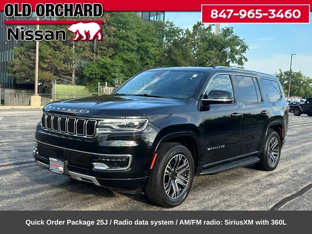 Diamond Black Crystal Pearlcoat 2024 Jeep Wagoneer SUV / Crossover Four-Wheel Drive 8-Speed Automatic