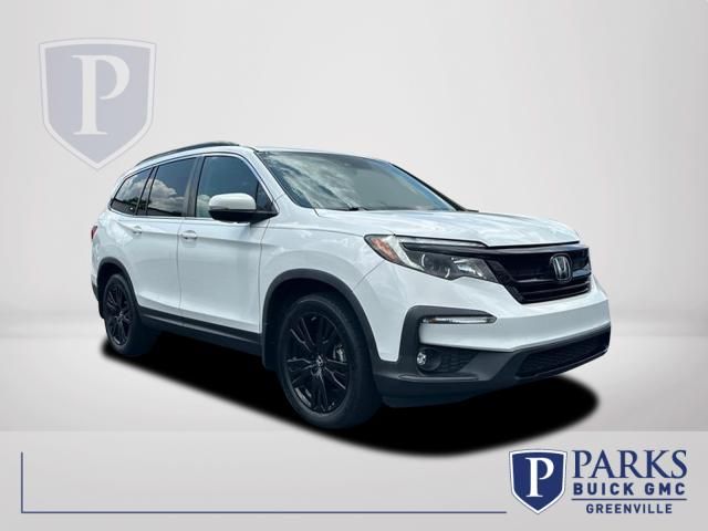 Platinum White Pearl 2021 Honda Pilot SUV / Crossover Front-Wheel Drive 9-Speed Automatic